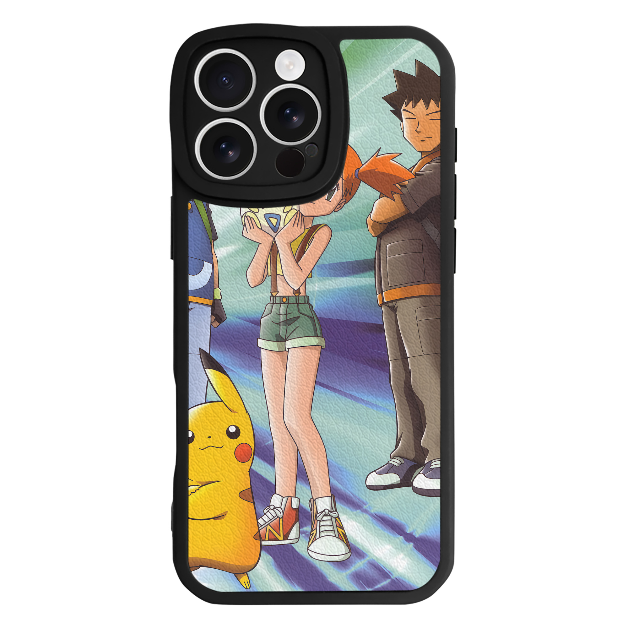 （画像用） ポケットモンスター Pokémon 【iPhone 16シリーズ対応】シリコンスマホケース（レザー調） 材質：シリコン